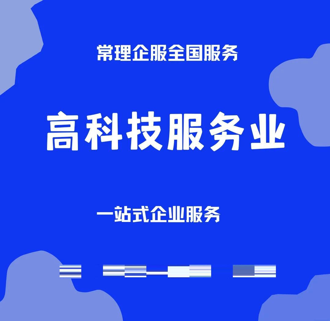 推動高新技術服務業發展的政策措施